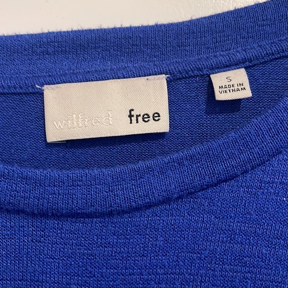 WILFRED Gorgeous blue knotted t Size small - Picture 3 of 4